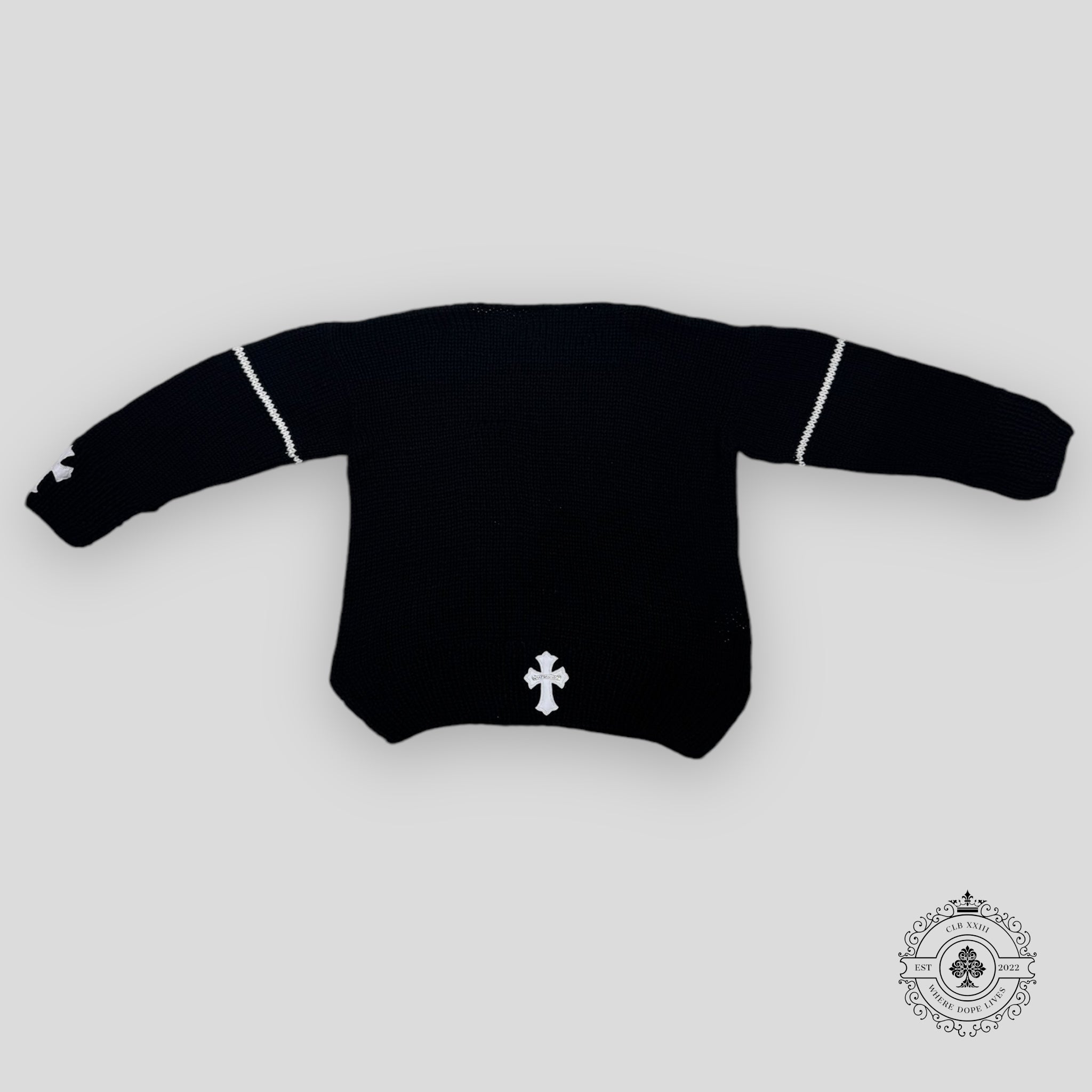 Pull en maille Chrome Hearts à motif croix