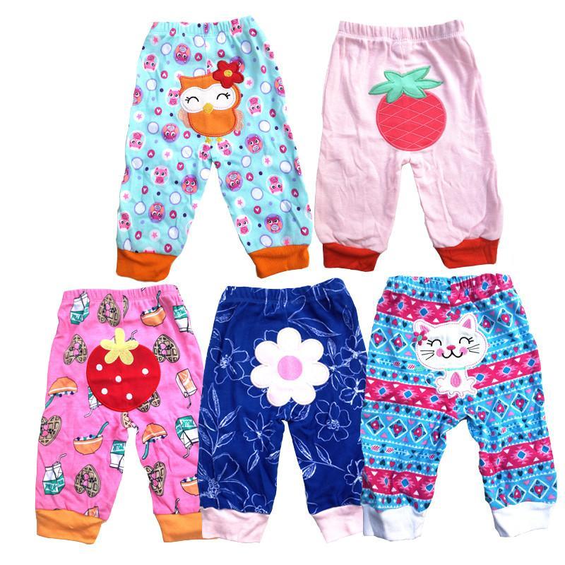 Pantalon Bébé Moderne Intéressant Lot de 5, 0-2 ans, Pantalons PP, Pantalons Bébé Nourrisson Dessin Animé Pour Garçons Et Filles, Ensemble de Pantalons