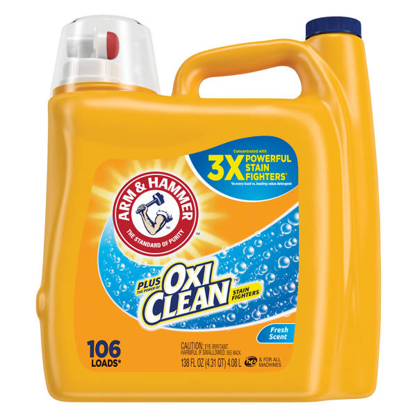 Arm & Hammer Oxi Clean Lessive, 4,08 L