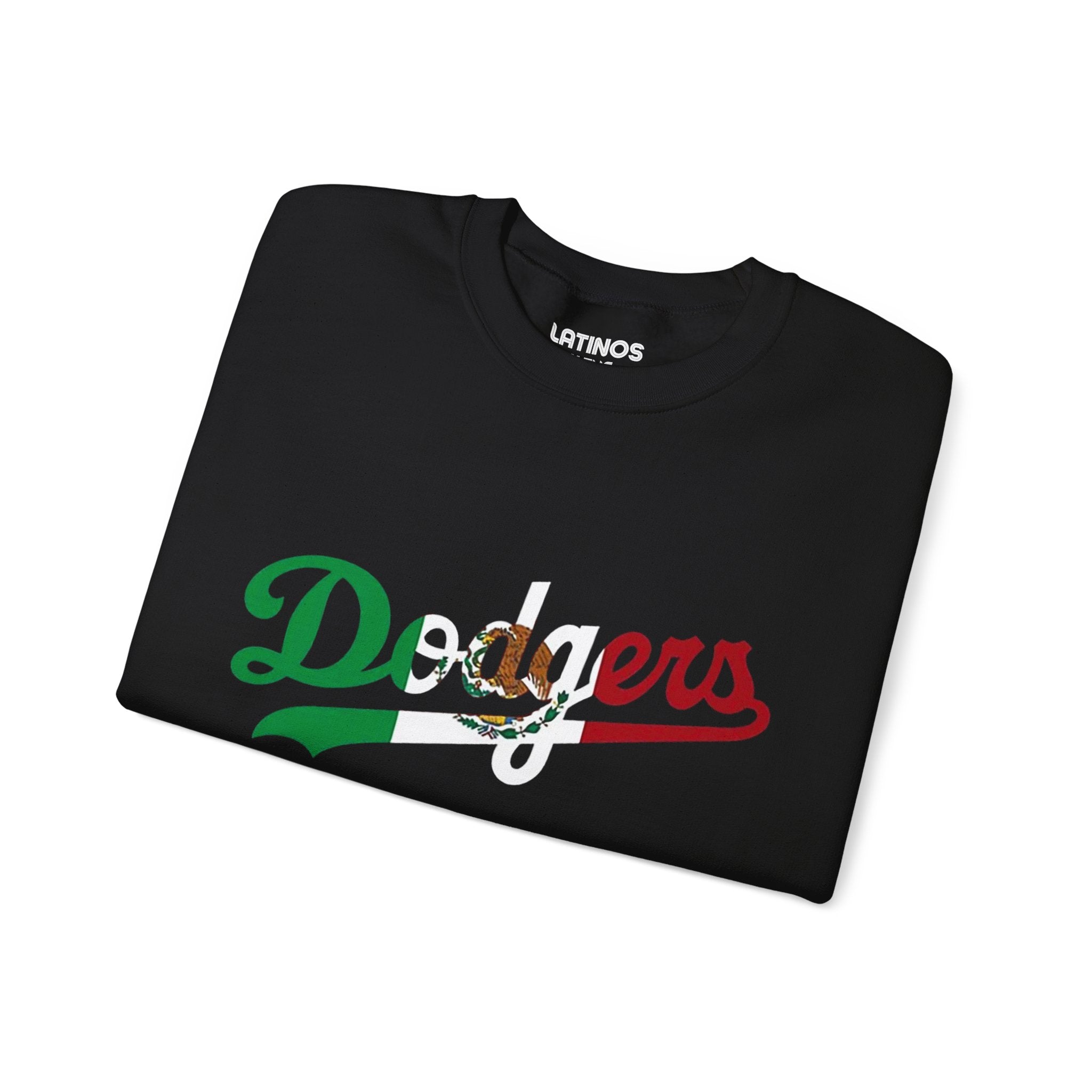 Sweat-shirt ras du cou Los Angeles Mexican Pride Dodger | Séries mondiales 2025 Champions de LA Baseball | Latino drôle | 3 couleurs