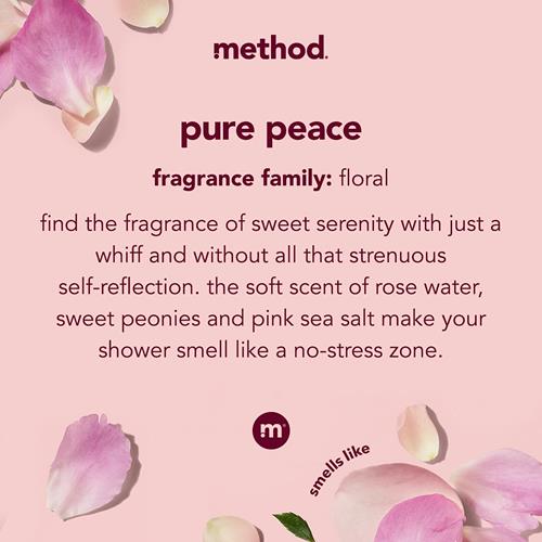 Method Gel Douche, Pure Peace, Sans Paraben Ni Phtalate, 532 ml (Lot de 1)