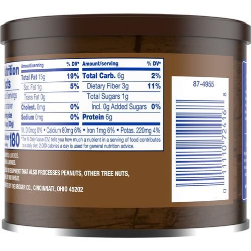 Kroger Unsalted Raw Almonds 10 oz