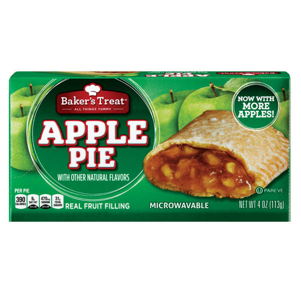 Baker's Treat Tartelette aux pommes pour boîte à lunch, 113 g