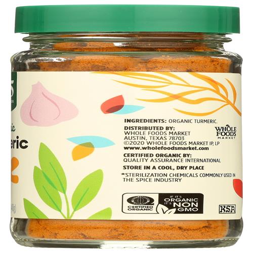 Whole Foods Market, Curcuma Biologique, 40 g