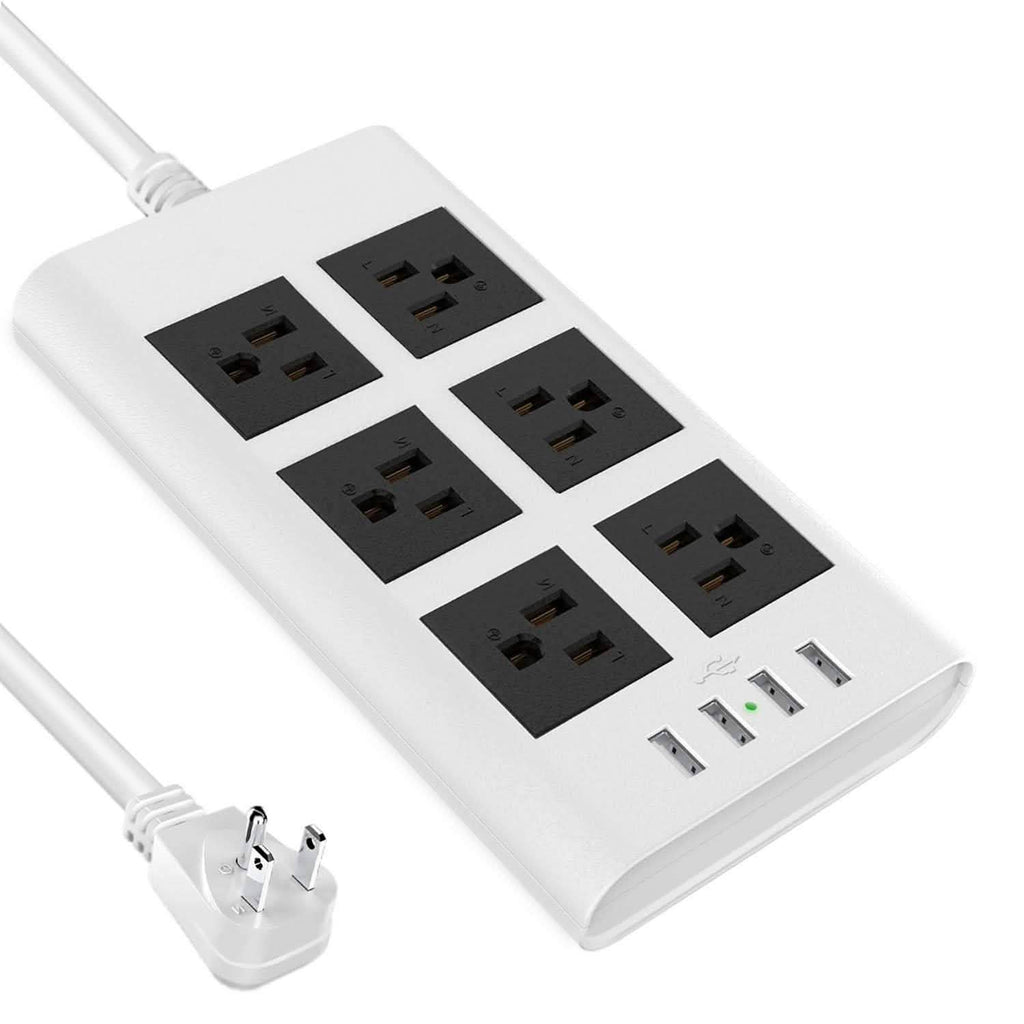 Parasurtenseur multiprise USB de 2,98 m