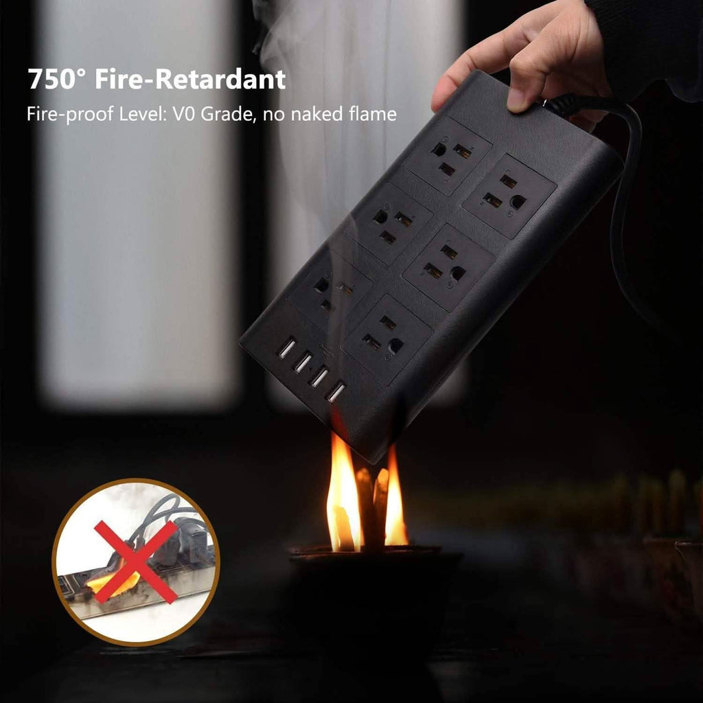 Parasurtenseur multiprise USB de 2,98 m
