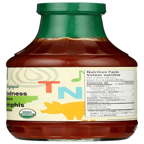 Whole Foods Market, Sauce barbecue biologique Memphis Madness, 18 oz