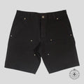 Shorts de charpentier Chrome Hearts 13 Cross Patch noirs