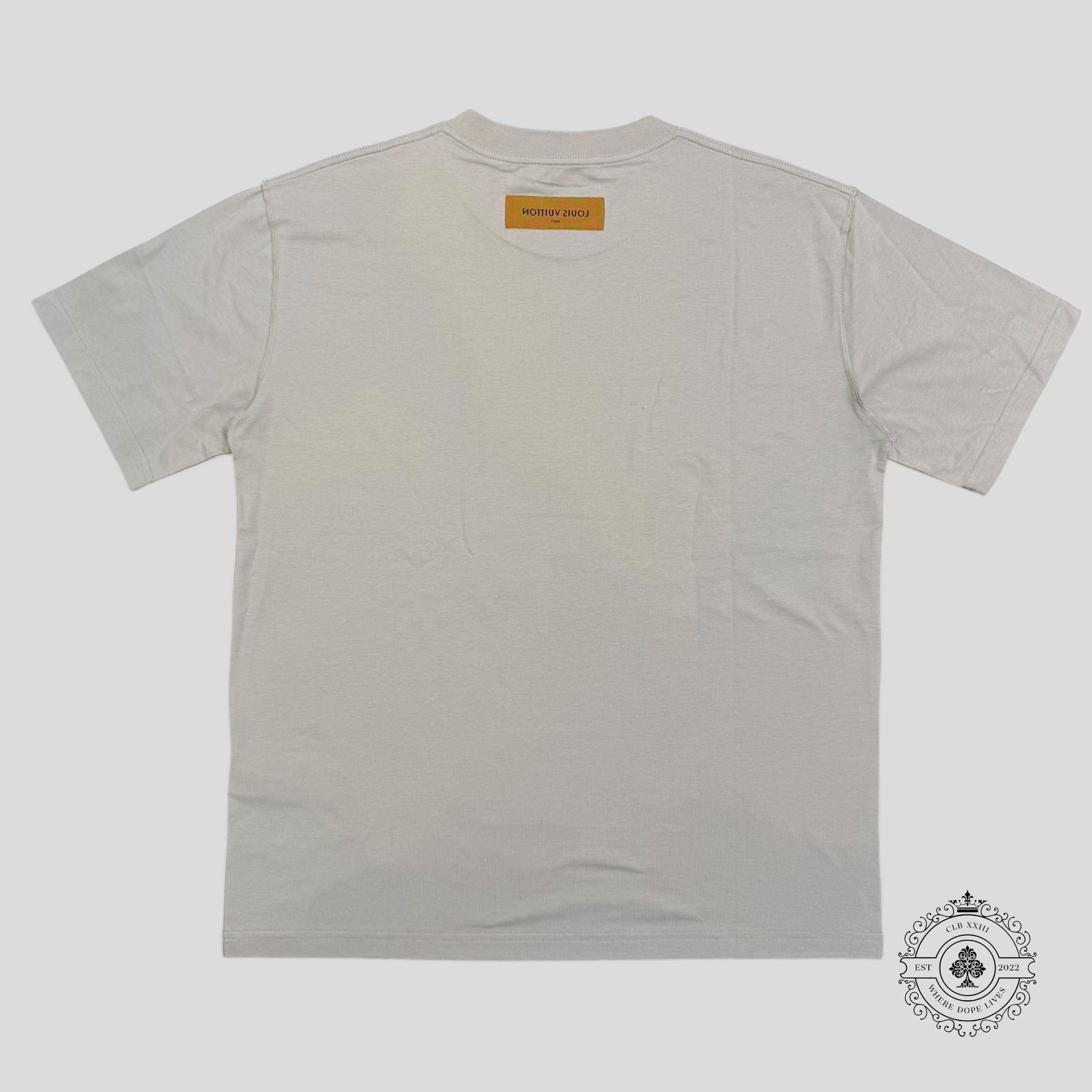 T-shirt gaufré Louis Vuitton ivoire