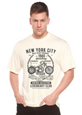 T-shirt graphique à manches courtes en viscose de bambou/coton biologique Spun Bamboo® pour hommes New York City