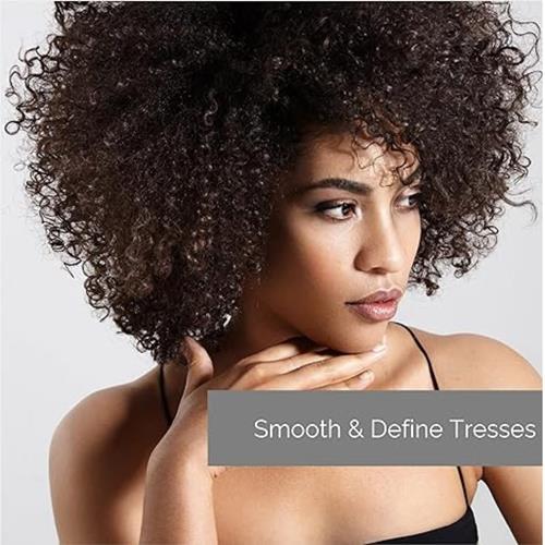 Giovanni Eco Chic Frizz Be Gone - Sérum capillaire anti-frisottis super lissant, ajoute de la brillance, fixe la couleur, infusé d'ingrédients botaniques naturels, qualité salon, sans parabènes - 2,75 oz (1 paquet) - Pa