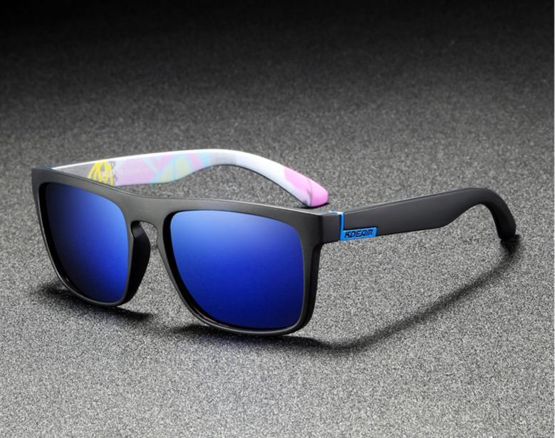 Nouvelles lunettes de soleil populaires polarisées miroir, tendance pour homme et femme, avec monture ultralégère, lunettes de soleil de sport carrées avec protection UV400