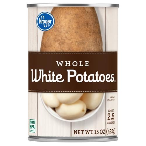 Pommes de terre blanches entières Kroger 425 g