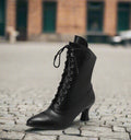 Bottes Martin à talons hauts pour femmes – Style britannique, mode motard