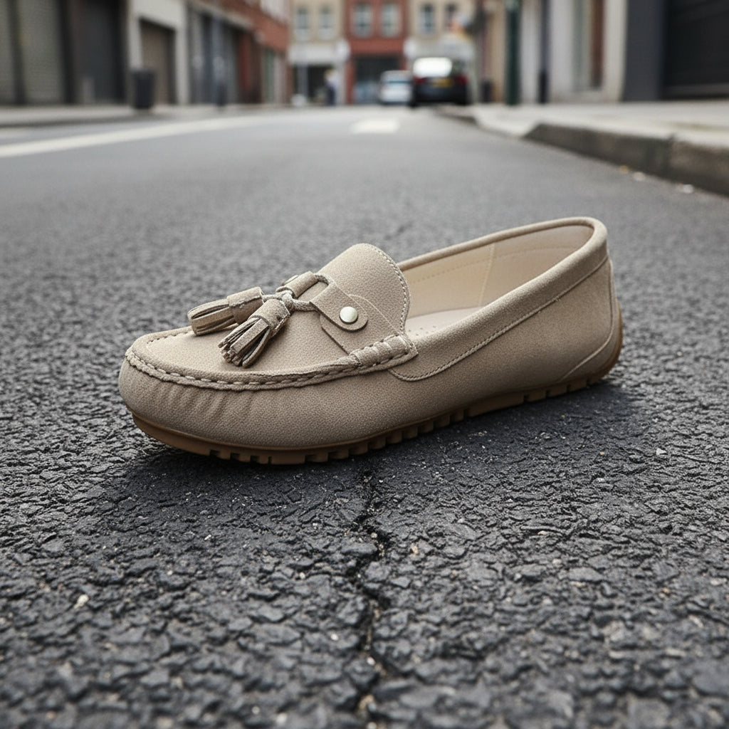 Mocassins plats souples et antidérapants à enfiler — Chaussures confortables pour femmes