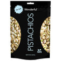 Pistaches Wonderful en Coque, Torréfiées Sans Sel, Sachet Refermable de 453 g, Snacks Protéinés, Sans Gluten, Snacks Sains pour Adultes
