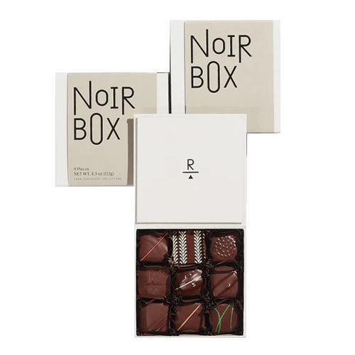 Recchiuti Confections - Collection de bonbons au chocolat noir « Noir » (9 pièces)