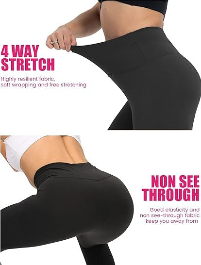 Legging court taille haute – Pantalon de sport à imprimé serpent marron