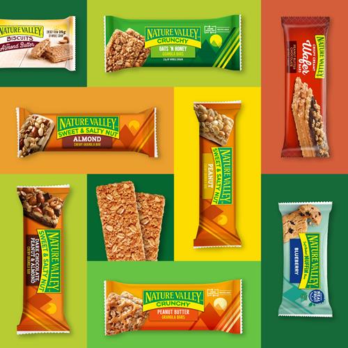 Barres tendres protéinées granola Nature Valley, arachides et chocolat noir, 10 barres, 402 g