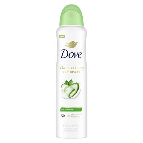 Dove Soin Avancé Anti-transpirant Vaporisateur Sec Cool Essentials Aide À La Réparation De La Barrière Cutanée Après Le Rasage Avec La Technologie Pro Ceramide 107 g