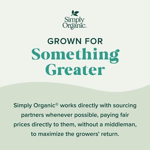 Simply Organic Coarse Ground Black Pepper, 2.47 Ounce Bottle, Coarsely Ground Fo Fresh-Cracked Bite, Kosher