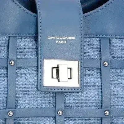 Sac fourre-tout David Jones Rivet – Sac cabas moyen en similicuir PU tendance | Femstylo
