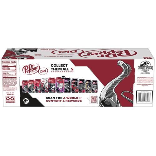 Boissons gazeuses Diet Dr Pepper, canettes de 355 ml, paquet de 12