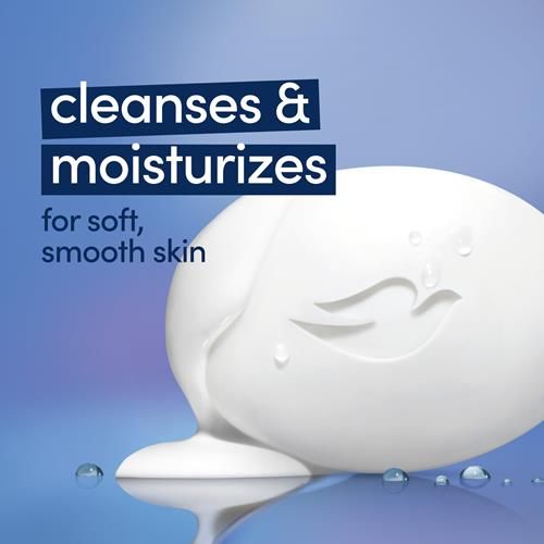 Pain de Beauté Original Dove, 6 pains pour une peau douce et lisse, avec 1/4 de crème hydratante 106 g