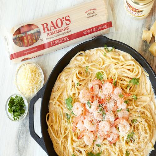 Raos Homemade Fettuccini Pasta, 16Oz, Traditionally Crafted, Premium Quality, From Durum Semolina Flour, Traditional Bronze Die Cut, Imported From Italy