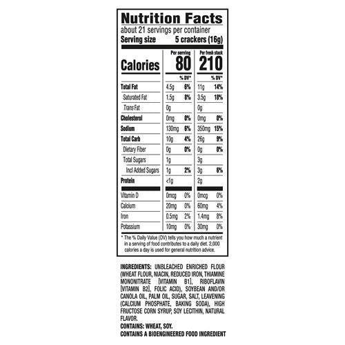 Ritz Fresh Stacks Crackers Original, Snacks de Voyage, 334 g (8 Paquets Multi-Snacks)