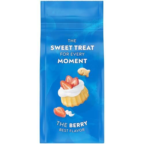 Biscuits salés cuits Goldfish Grahams saveur Shortcake aux fraises, sac de 187 g