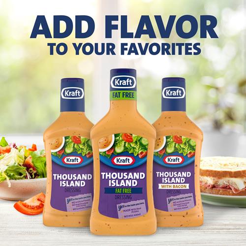 Vinaigrette sans matières grasses Thousand Island Kraft (bouteille de 473 ml)