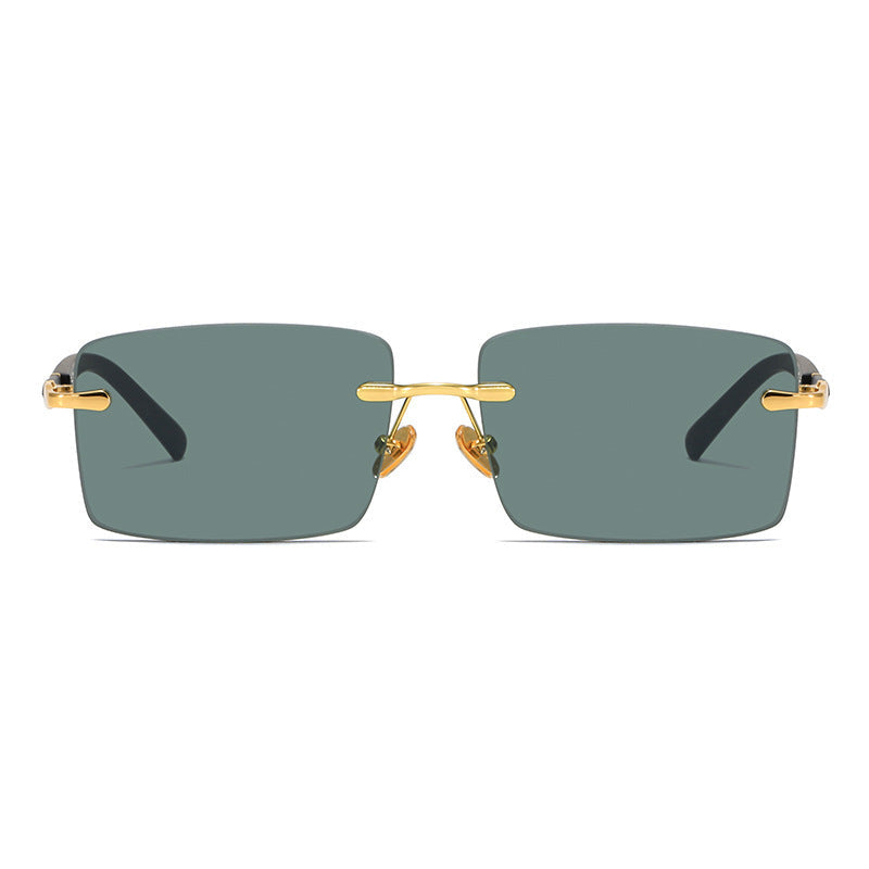 Lunettes de soleil sans monture en cristal – Légères et tendance