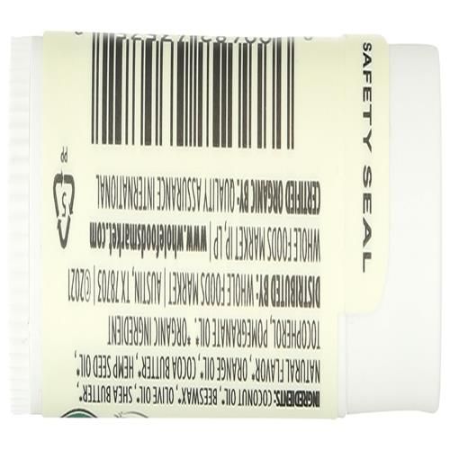 Baume à lèvres aromatisé biologique Whole Foods Market, Grenade Orange, 4,25 grammes