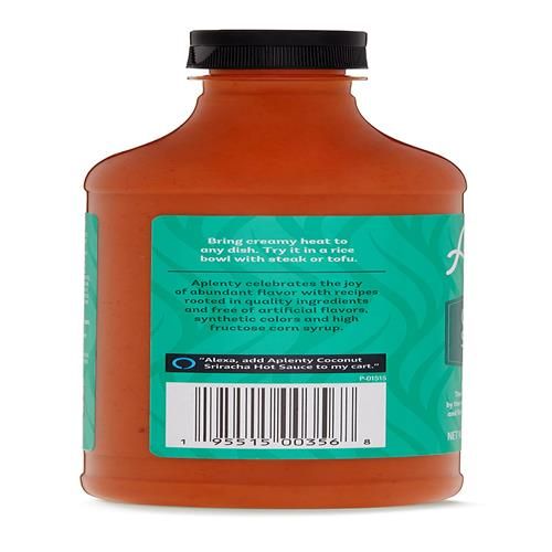 Sauce piquante coco sriracha Aplenty, 524 g
