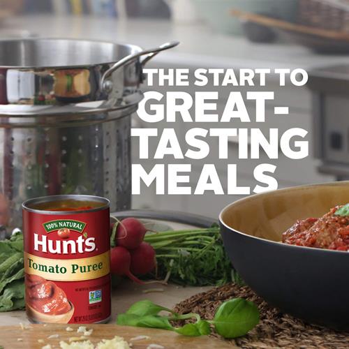 Purée de tomates Hunts, compatible céto, 822 g