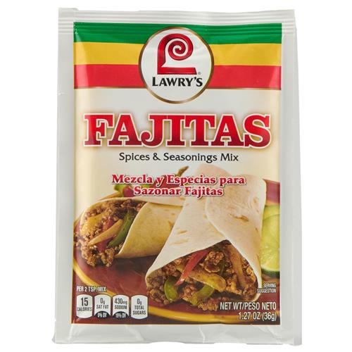 Mélange d'épices et d'assaisonnements pour Fajitas Lawry's, 36 g