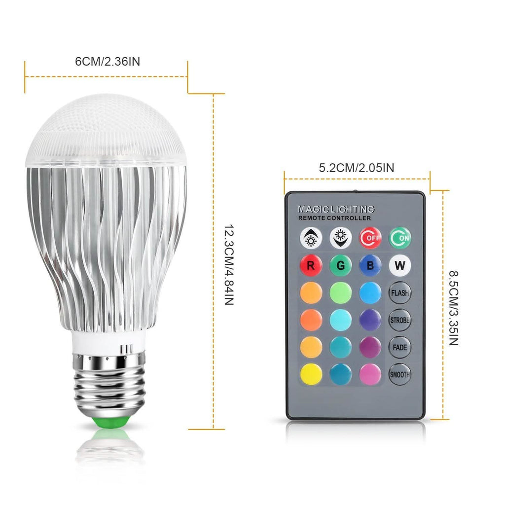 Ampoule LED 9W E27 RVB