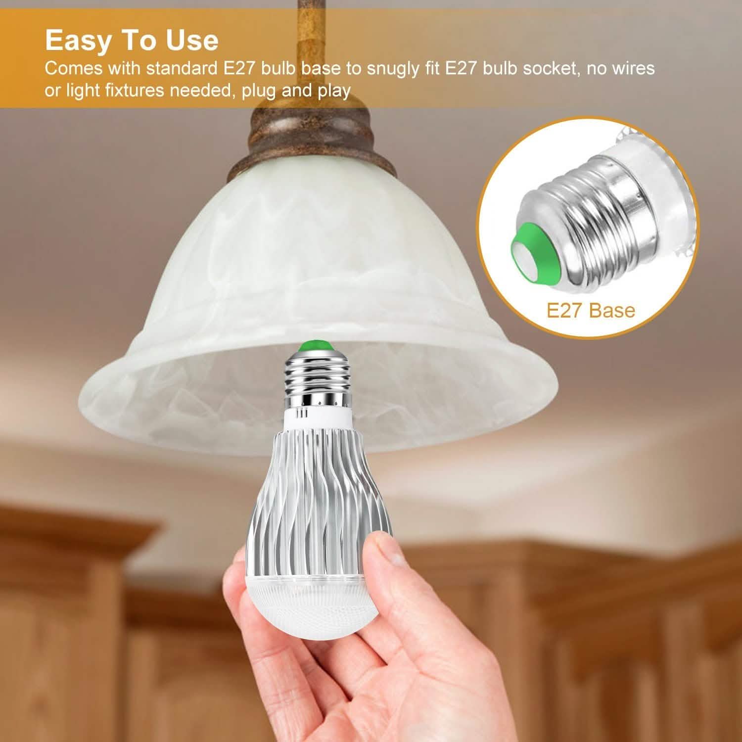 Ampoule LED 9W E27 RVB