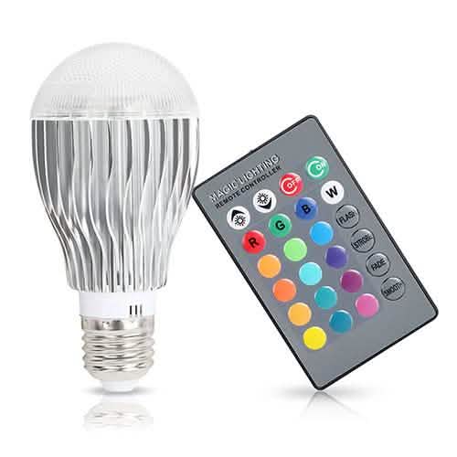 Ampoule LED 9W E27 RVB