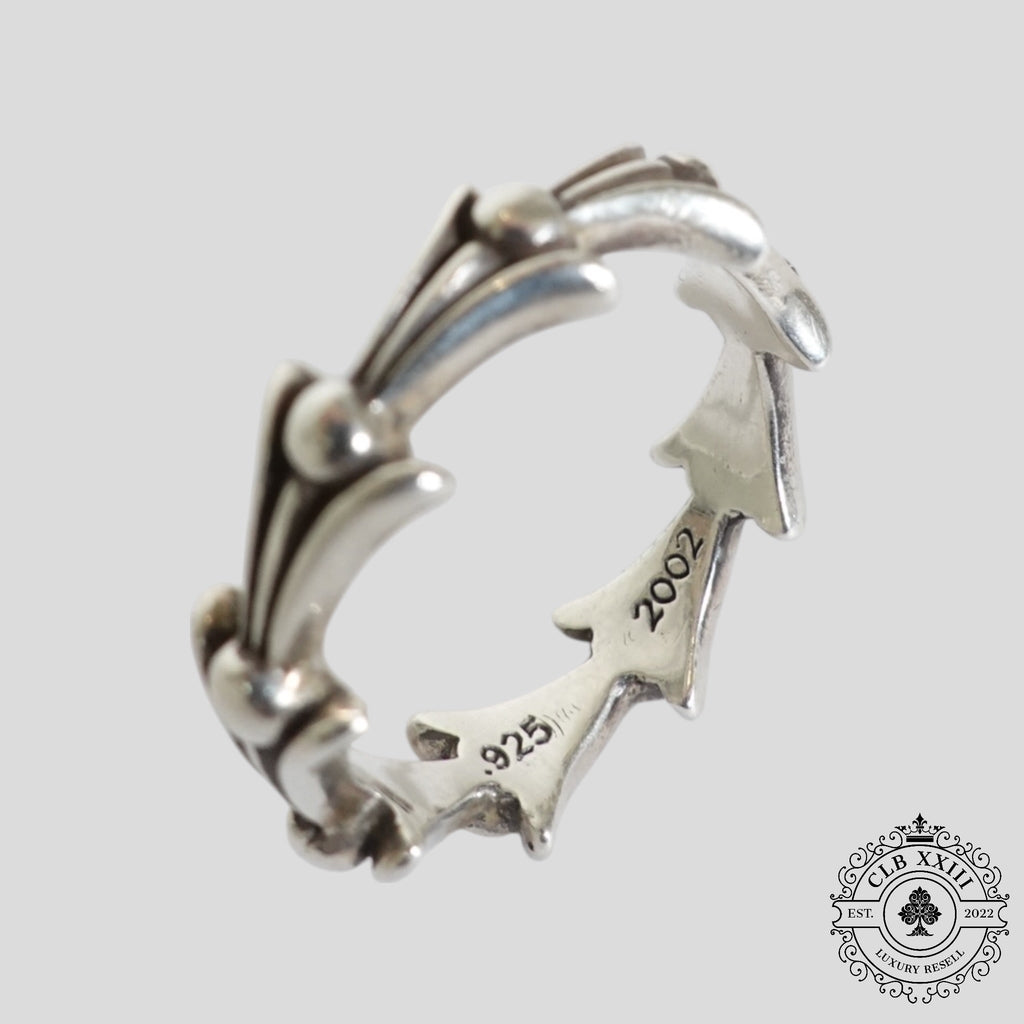 Bague Chrome Hearts Crosstail en argent