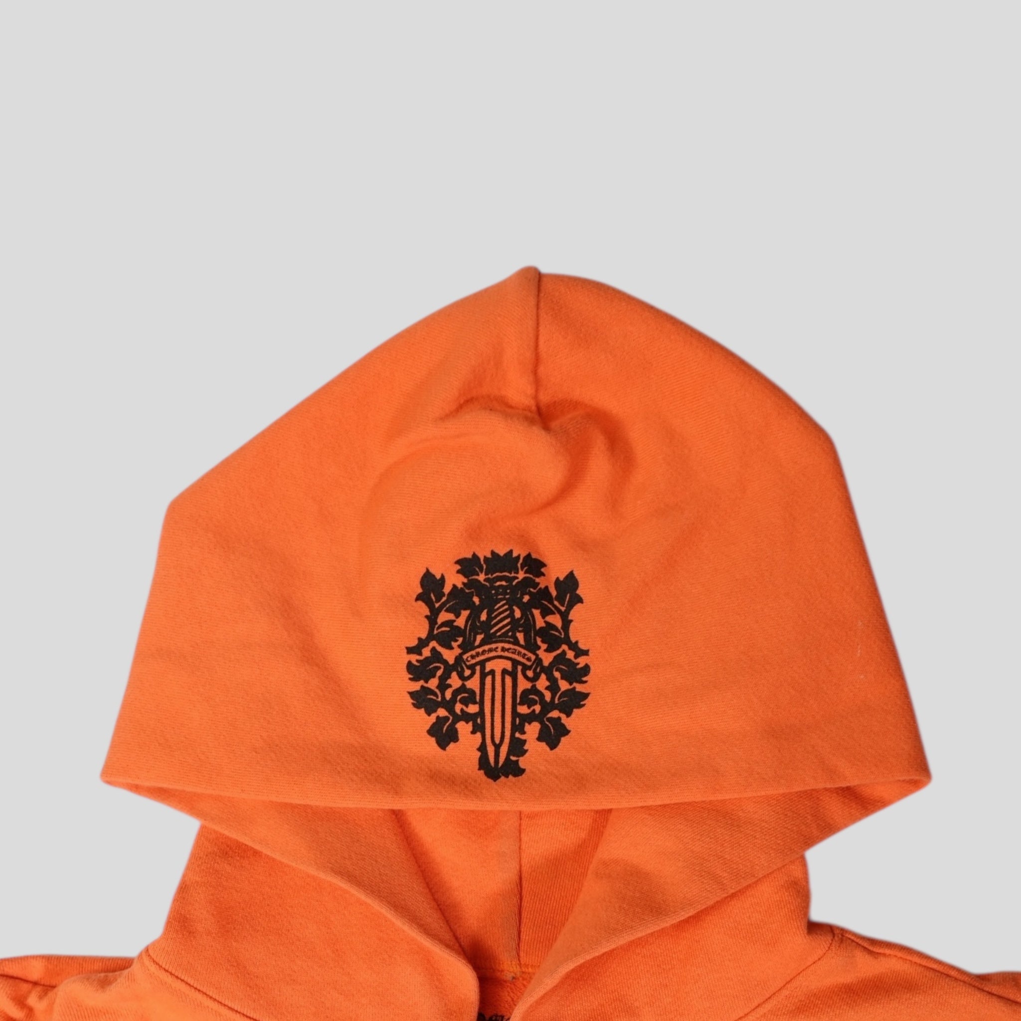 Sweat à capuche Chrome Hearts Vine Dagger orange