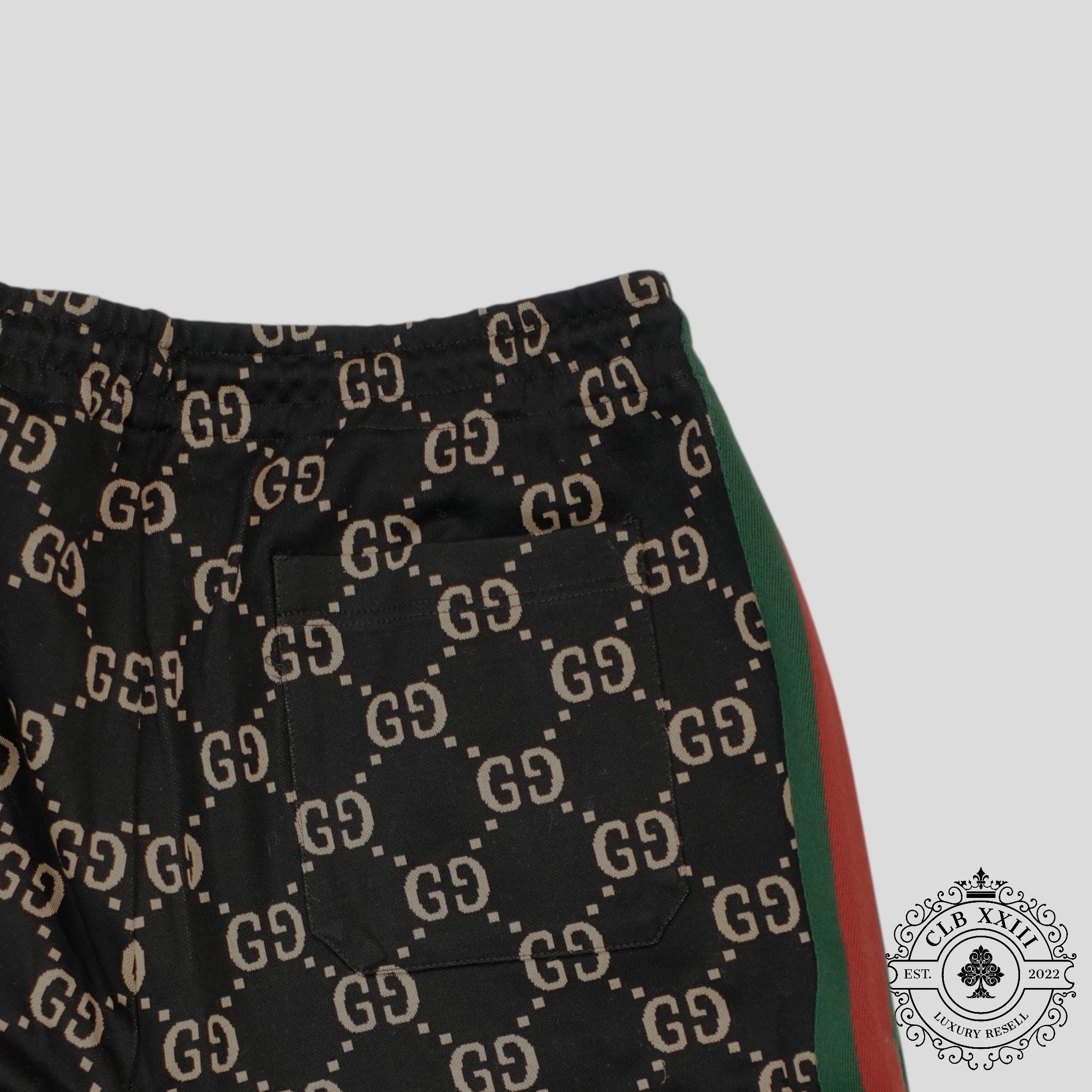 Pantalon de jogging Jacquard GG Gucci noir/marron