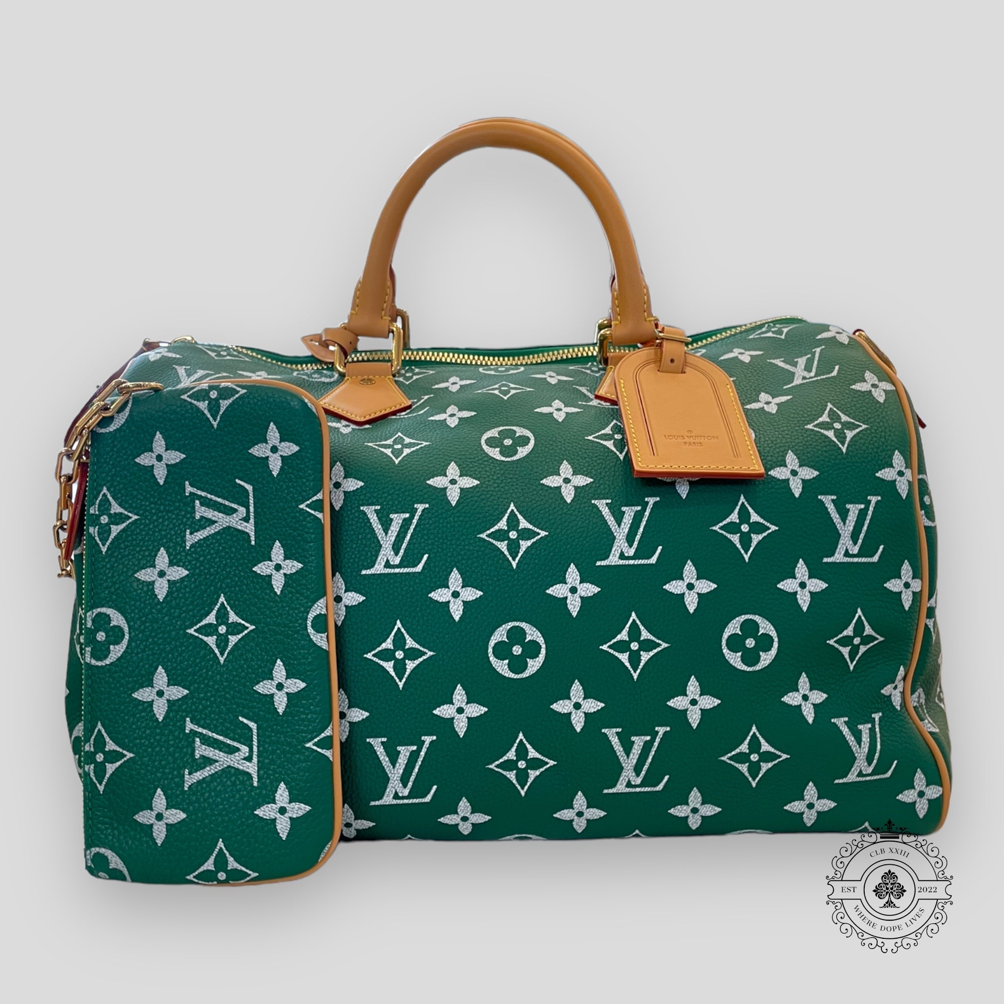 Louis Vuitton P9 Speedy Bandoulière 40 Vert - Paiement 1/2