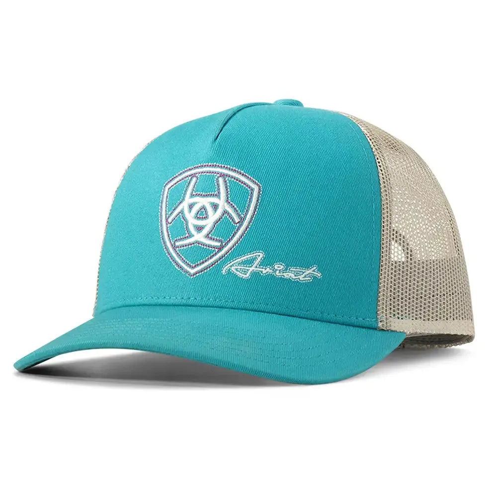 Casquette Trucker femme Ariat Shield Signature (Turquoise)