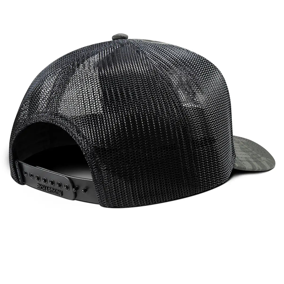 Casquette de routier Ariat Black Camo avec écusson brodé