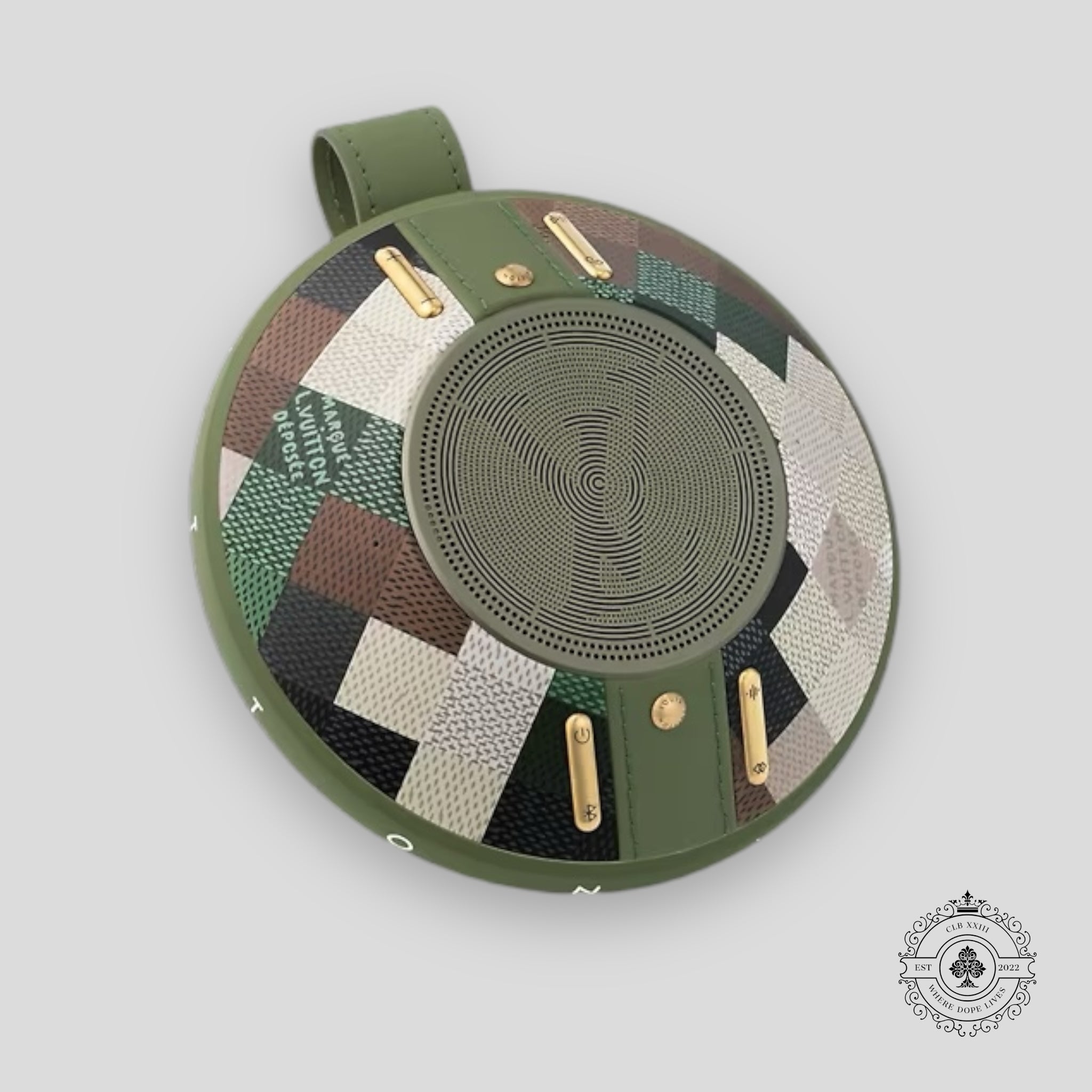 Haut-parleur Nanogram Louis Vuitton en Damoflage