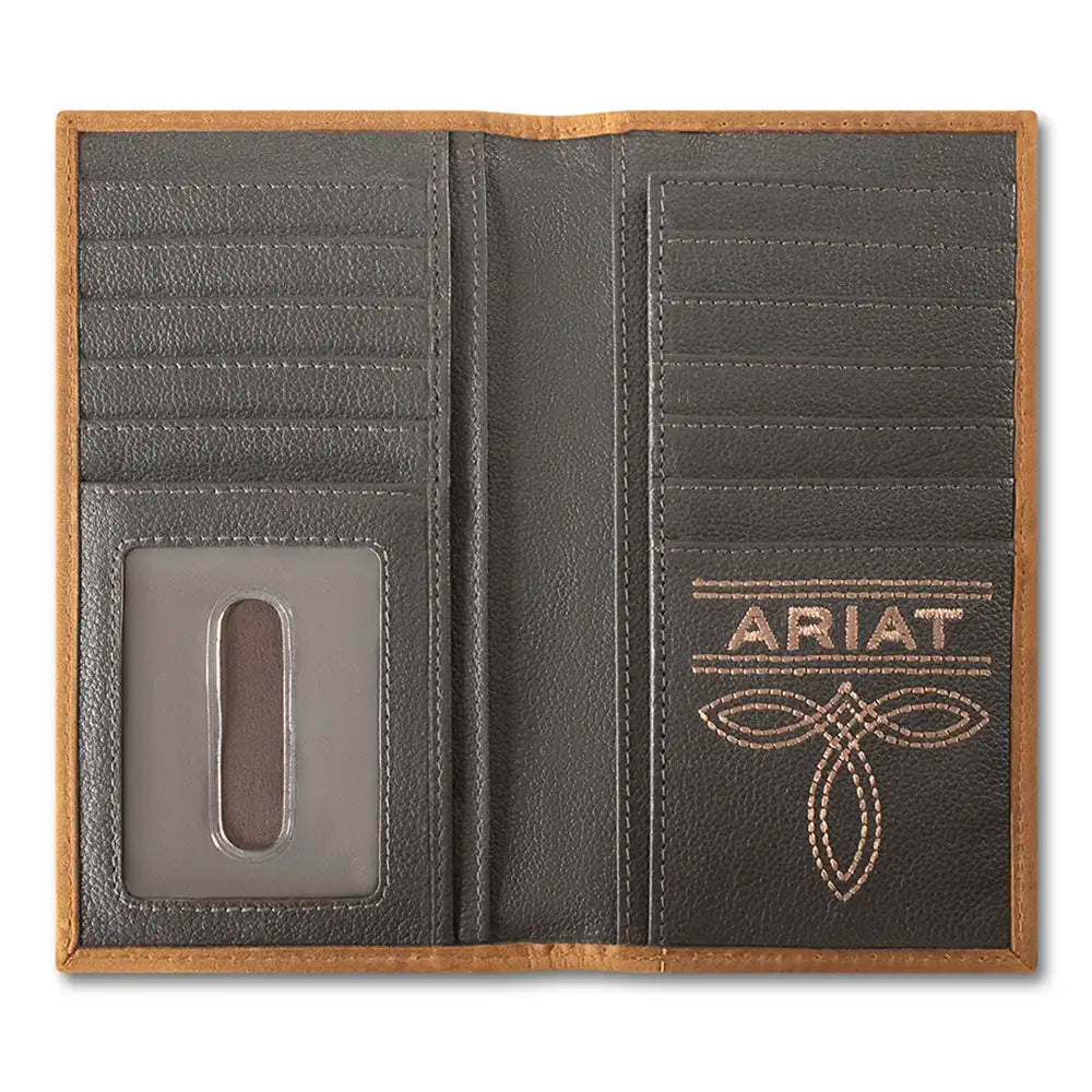 Portefeuille Rodéo gaufré patchwork Ariat pour hommes