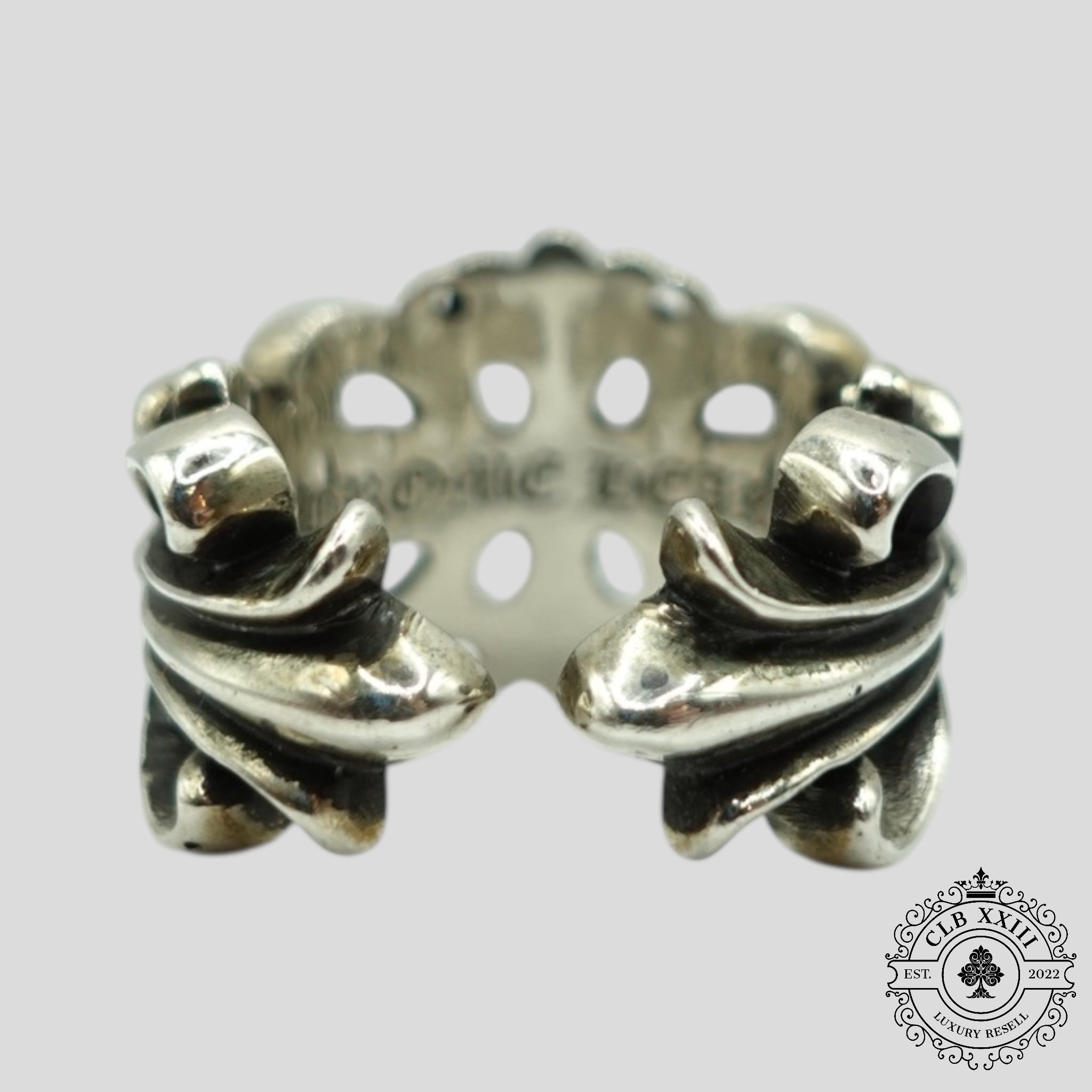 Bague double fleur Chrome Hearts