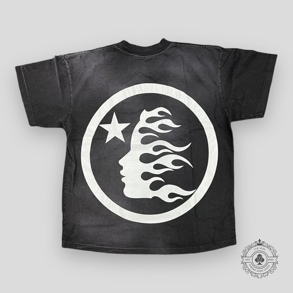 T-shirt Hellstar Gel Sport Logo Noir/Bleu